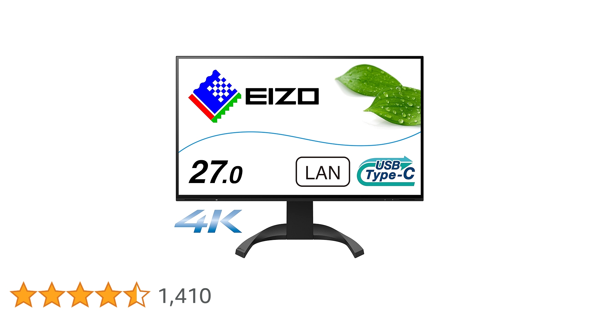 EIZO FlexScan EV2740X-BK プレミアム 4Kモニター e-TREND｜ナナオ（EIZO） FlexScan EV2740X-BK [液晶ディスプレイ 27型